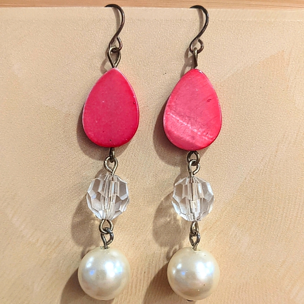 Handmade Upcycled Dangle Earrings